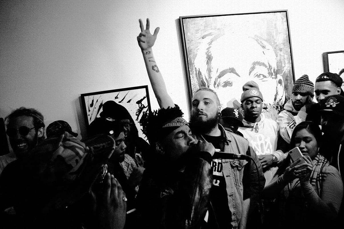 Toronto Rappers Young Lords Cypher at 416 Gallery