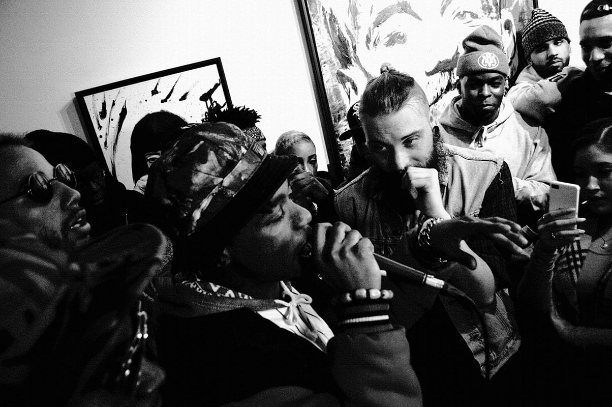 Toronto Rappers Young Lords Cypher at 416 Gallery