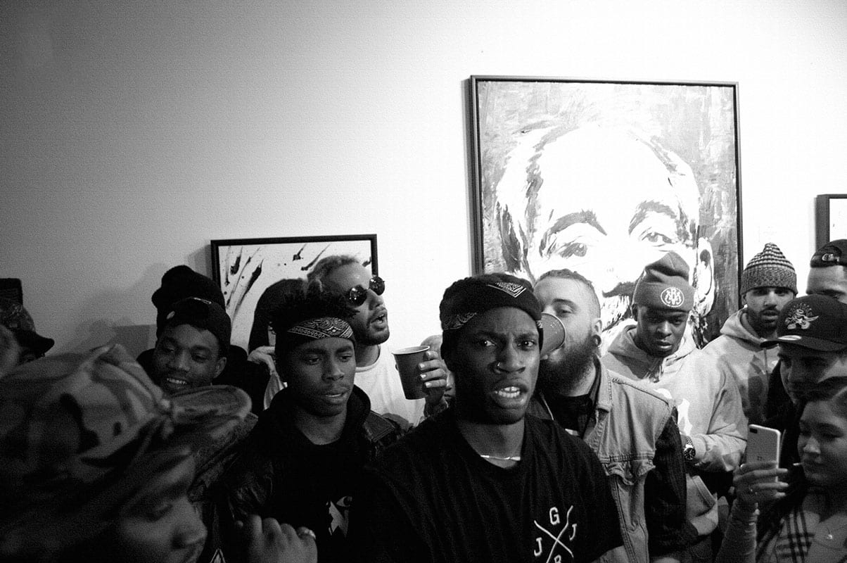 Toronto Rappers Young Lords Cypher at 416 Gallery